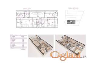 TROIPOSOBAN STAN U IZGRADNJI - Vidovdansko naselje